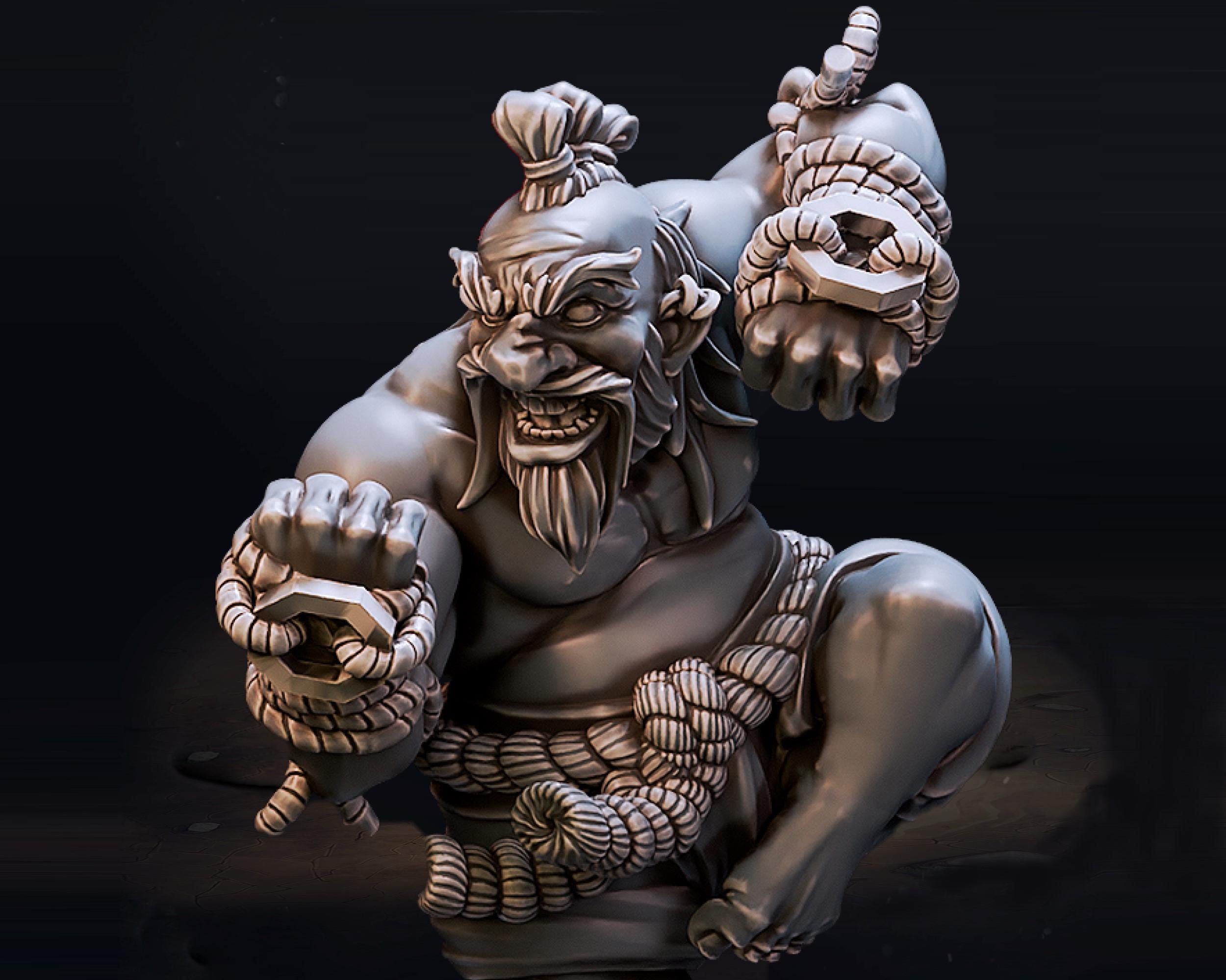 Kung Fu Fighting Dwarf Miniature | Dwarf Monk Way of the Iron Fist