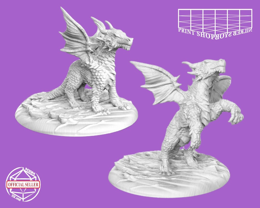 Little Dragon Miniature | Dragon Miniature | Beast for Tabletop Rpgs ...