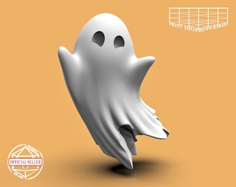 Cute Ghost Miniature | Cute Ghost Miniature | Tabletop RPGs like D&D or Pathfinder | 28mm