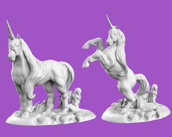 Unicorn miniature | Unicorn Miniature | Beast for Tabletop RPGs like D&D or Pathfinder | 28mm