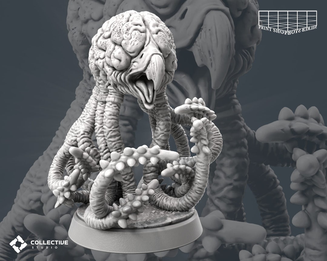 浮遊触手脳ミニチュア | グレルフィギュア | モンスター | アンダー