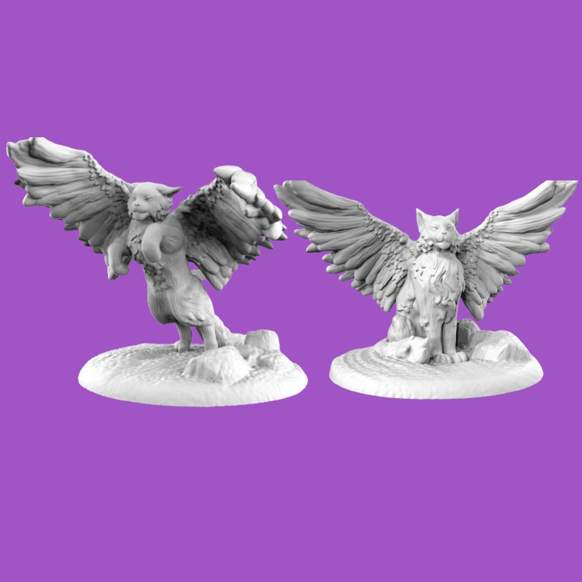 Tressym Miniatura | Bestia para juegos de rol de mesa como D&D o Pathfinder | 28 milímetros