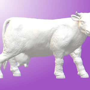 Cow miniature | Cow Miniature | for D&D 5e, Pathfinder and other RPG's