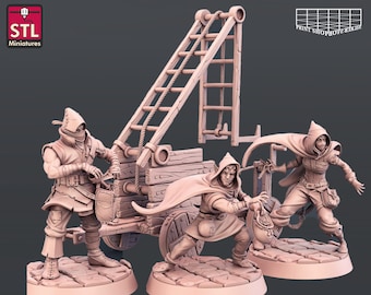 Conjunto de Miniaturas de Ladrões | Miniaturas de Conjunto de Ladrões | Miniaturas para Jogos de Mesa | Miniaturas STL | 32mm | para RPGs como D&D ou Pathfinder