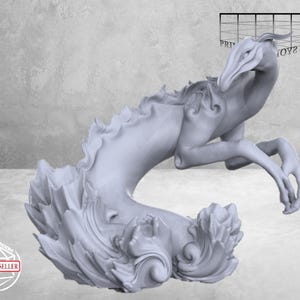 Figurka żywiołaka wody | Większa figurka żywiołaka wody | Potwory do D&D 5e, Pathfinder i innych gier RPG | 28 mm