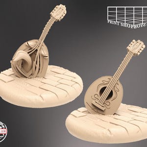 facial expression sounds | Mimic Lute | for D&D 5e, Pathfinder and other RPG's | 28mm | 28mm