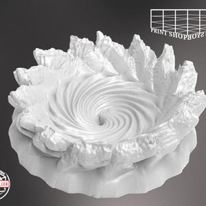 Water whirlpool miniature | Jacuzzi | Spell effect | terrain | for D&D, Pathfinder and other RPG's | 28mm Scale | 50mm | 75mm | 100mm base