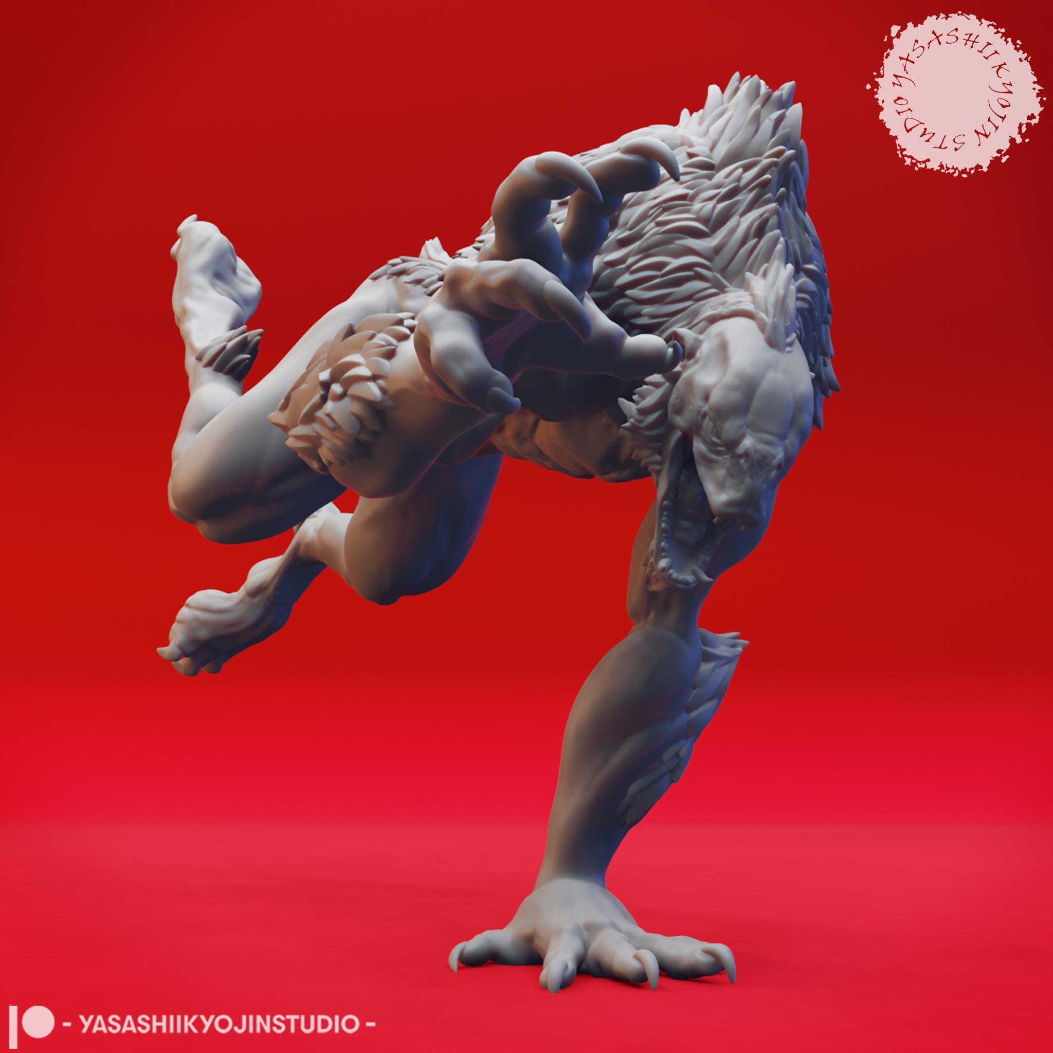 Charging Quaggoth Miniature | Hunting Quaggoth Beast Miniature ...