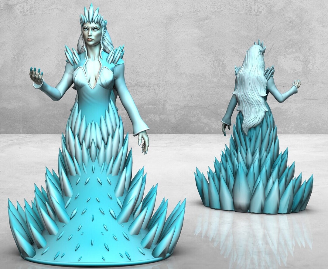 Ice Queen Miniature Ice Queen Miniature Heroic Character Tabletop Rpgs ...