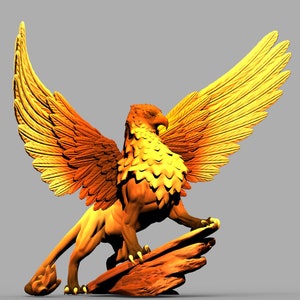 Griffin miniature | Gryphon Miniature | Iconic Monsters | Tabletop RPGs like D&D or Pathfinder | 28mm