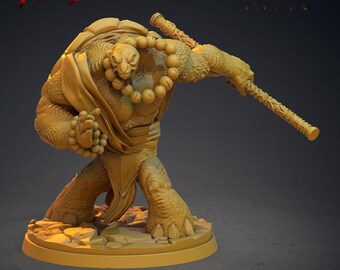 Schildkrötenvolk Meister Shaolin Figurine Tortue Monk pour RPG