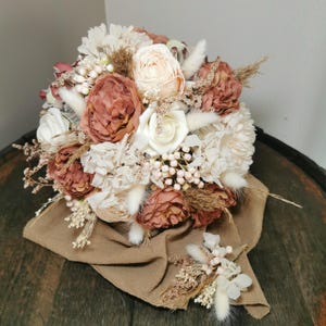 Flores secas buquê de noiva registro buquê de escritório durável buquê de flores secas boutonniere pino buquê do noivo