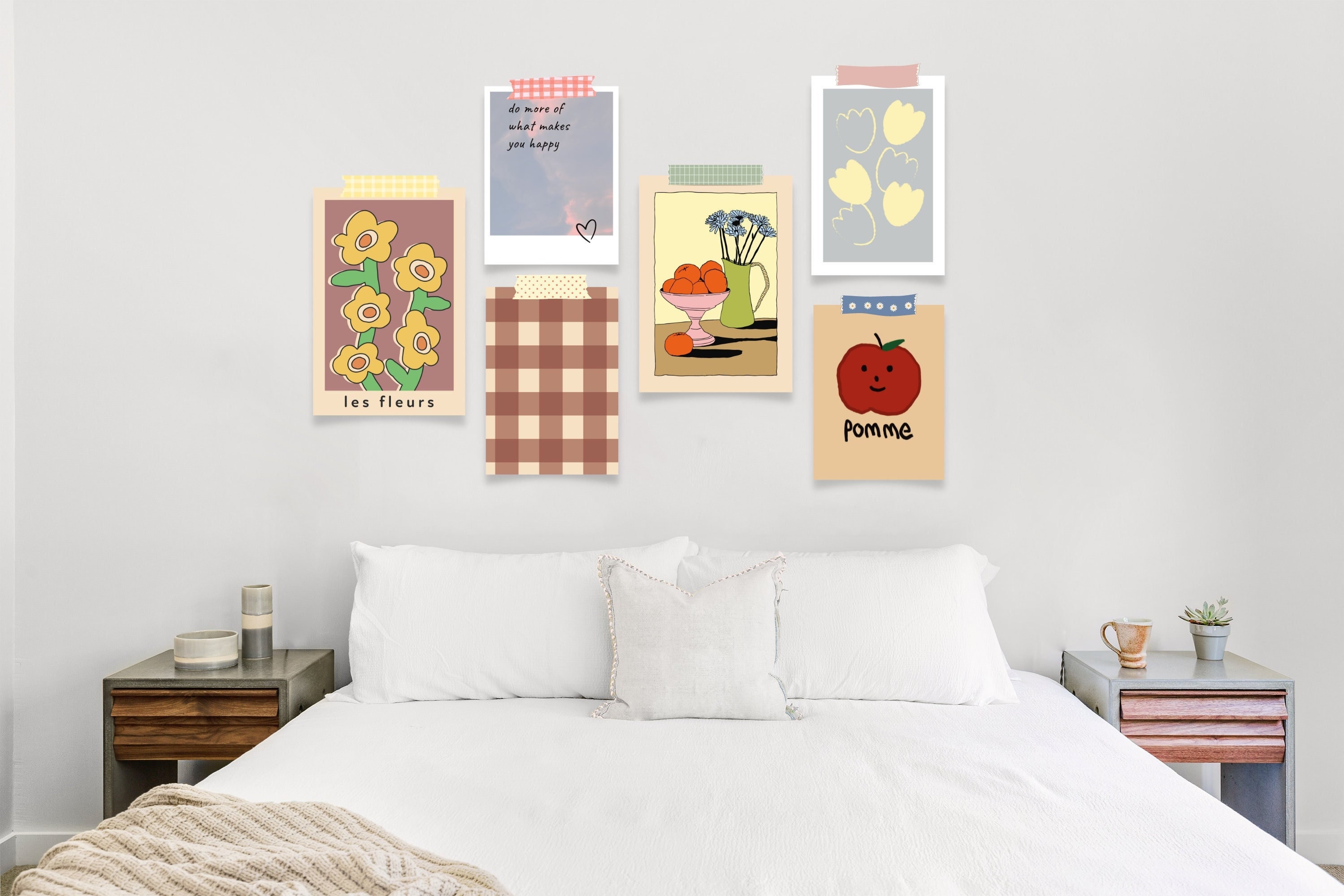 Korean Aesthetic Decor Korean Room Pastel Wall Decoration Etsy