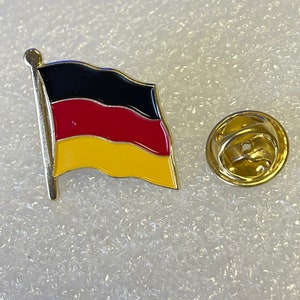 Germany Flag Lapel pin Badge & German with Eagle lapel pin cloth , hat and bikers lapel pin hand stamped and baked finished and Germany flag