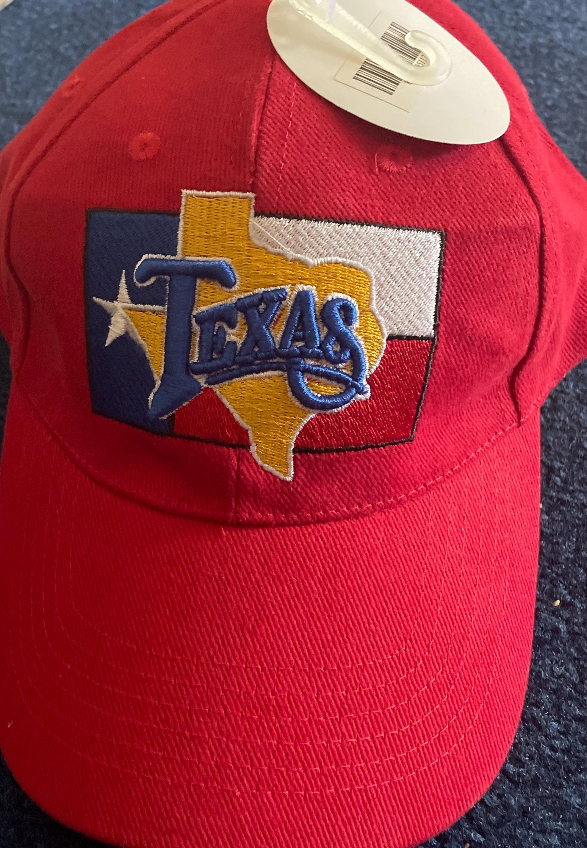 Gorra De Béisbol Con Estampado De La Bandera De Texas – 100% Algodón, Ajustable Y Transpirable Para Deportes Y Uso Casual
