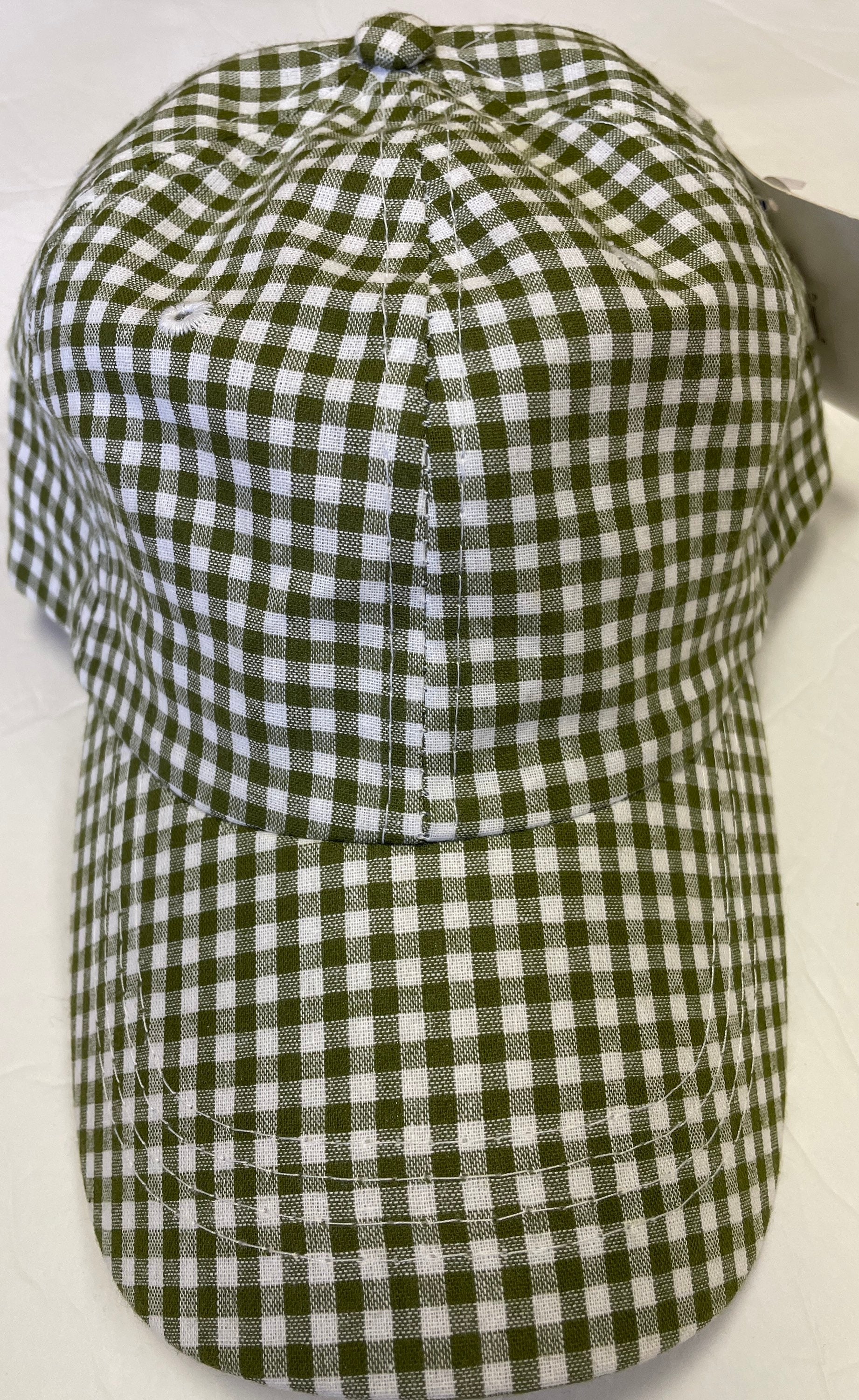 Gingham Cotton Hat: Lightweight Women's Cap - Etsy