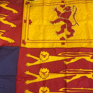Uk Royal Sewn Embroidered nylon 2x3ft this is old sewn flag made in the year 1999-2000 perfect for your flag collections.