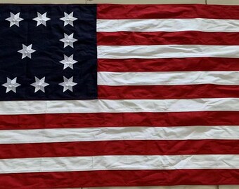 Bandiera 3x5 Piedi Trade Winds Bandiera USA 3x5 Piedi Con 33 Stelle, Stile Fort Sumter Guerra Civile, In Poliestere 100D, Nuova Con Etichette Bandiera Americana Da Muro - Foto 6