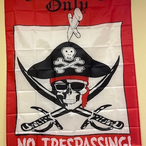 PIRATEFlaggen Sammlung 3 x 5 ft Messingösen 4 Reihen Nähen am Fliegenende Premium Oxford Polyester Gewebe