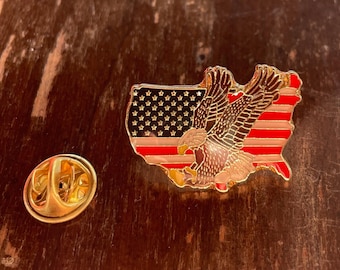 USA Flagge Adler Anstecknadel: Souvenir