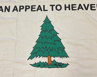 An Appeal to Heaven2x3ft  cotton sewn embroidered flag 3x5ft with canvas header brass and grommets
