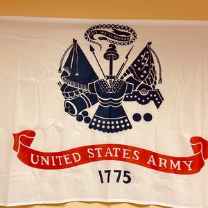 United states Army polyester printed3x5ft flag 4x6ft and 5x8ft size with canvas header 4 rows of sewing on both side  or more brass grommet