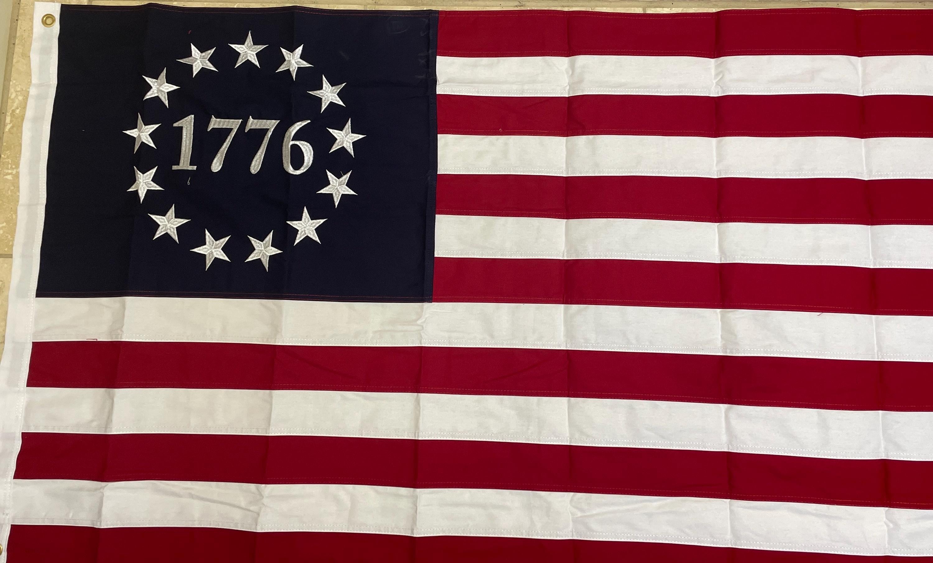 Vintage American Flag on Pole - Etsy