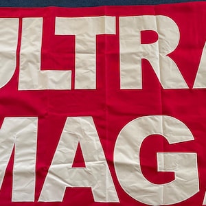 Trump Ultra MAGA Make America Great Again 600D dubbelzijdig genaaid, geborduurd met messing en doorvoertules