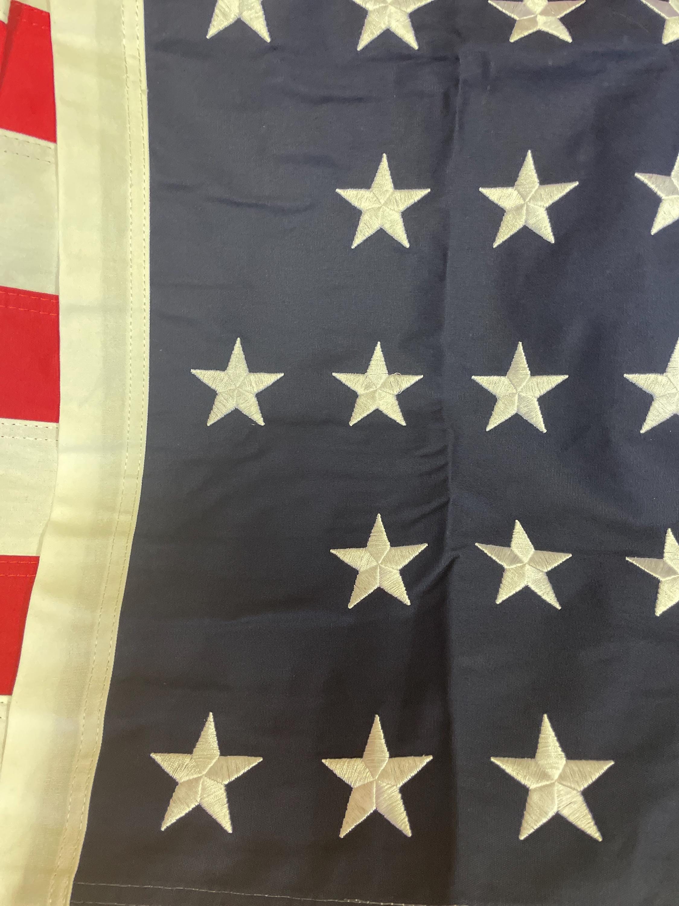 36 Stars 36 Stars American Flag: Sewn Cotton, Embroidered Historical Banner - Etsy
