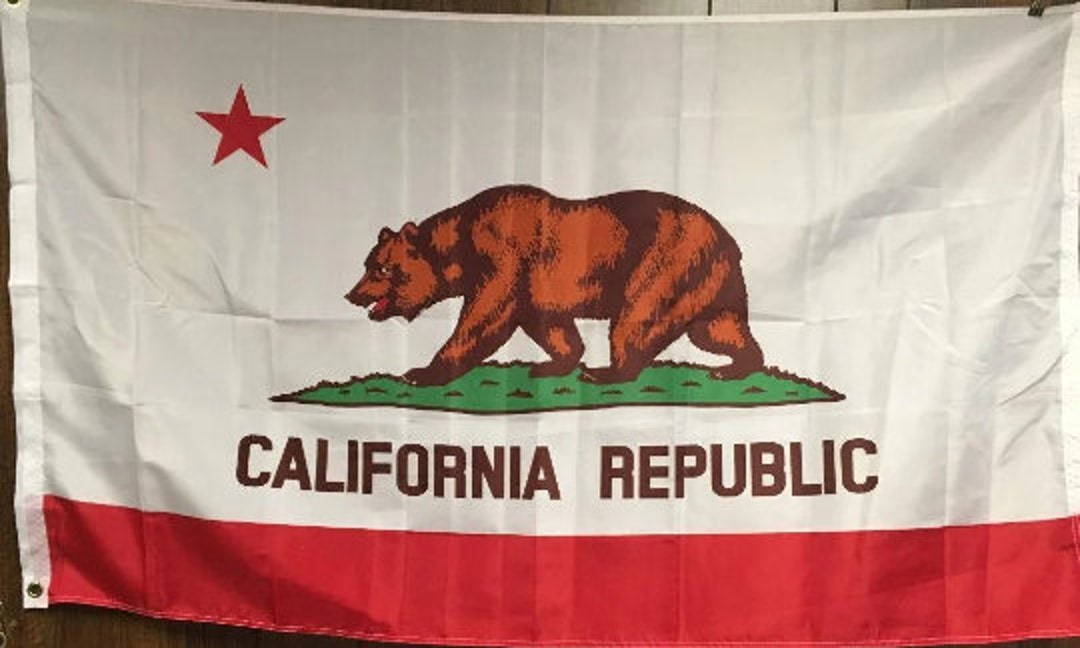 California Republic Flags With Brass and Grommets Printed and ...