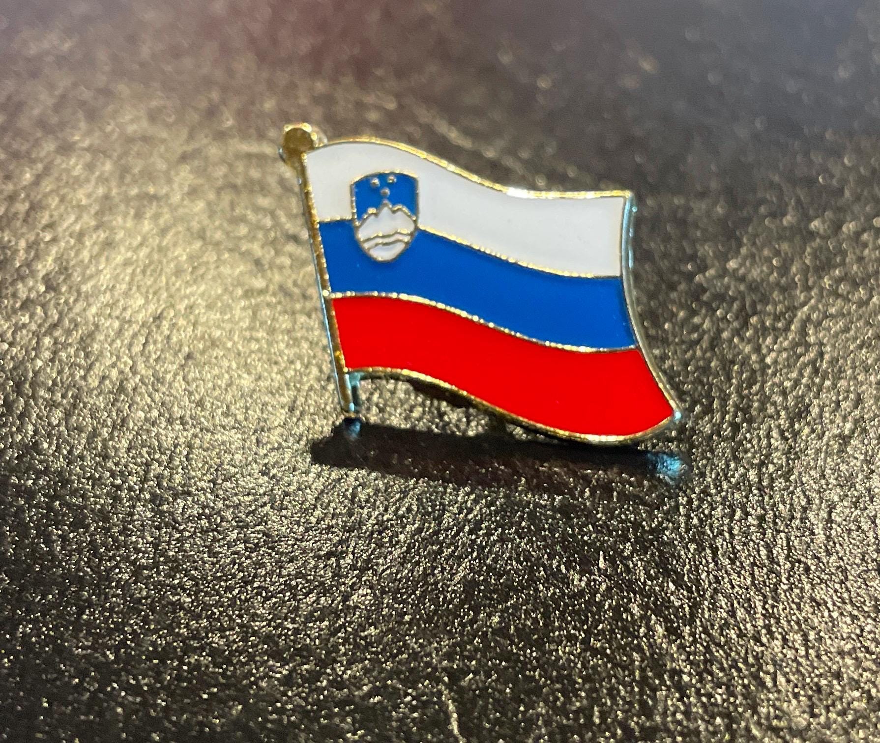 Slovenië Vlag Patch Geborduurde Applique Opstrijkbaar Naai op Roemeens Nationaal Embleem