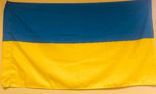 thumbnail image 2 of Double Sided Ukraine Flag 3x5 Ft,Canvas Header And Double Stitched 2 of 12