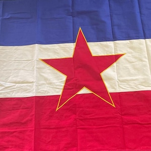 Yugoslavia  country flag 3x5ft cotton embroidered limited stocks custom made