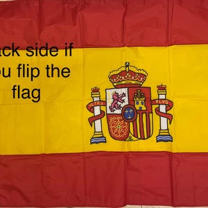 Burgundy Cross Flag: Spanish Spain country Historical Banner, Sewn Nylon 3x5ft image 6