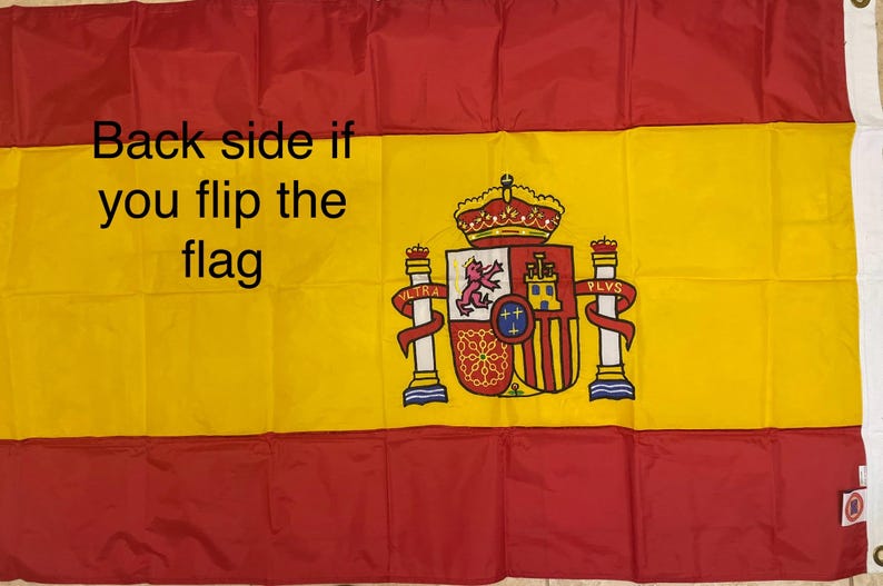 Burgundy Cross Flag: Spanish Spain country Historical Banner, Sewn Nylon 3x5ft image 6