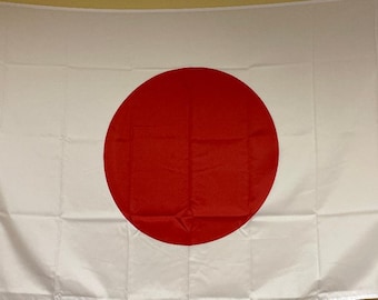 Japan flag 3x5ft 100D Premium oxford polyester fabric with brass and grommets