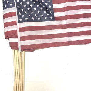 Bandeira dos EUA: 8 x 12 pol., Nylon 68D, resistente à água