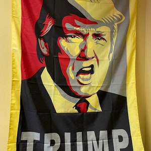 Trump Flag: 45th President, 3x5ft, Brass Grommets