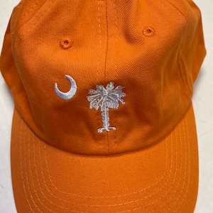 Palmetto Sewn Embroidered cotton  Cap and  Carolina girl Sewn Embroidered  cap