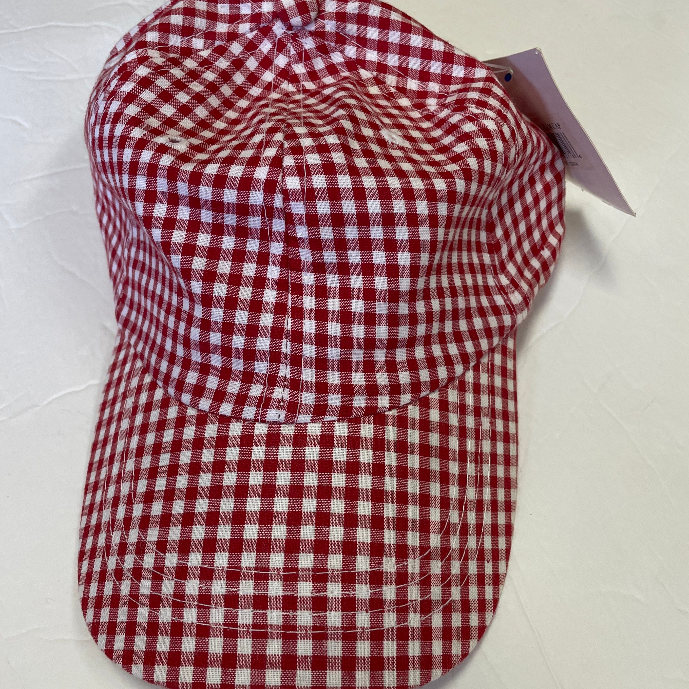 Gingham Cotton Hat: Lightweight Women's Cap - Etsy