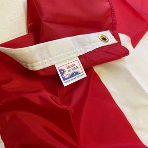 Canada  Made in USA flag printed  nylon with brass and grommets