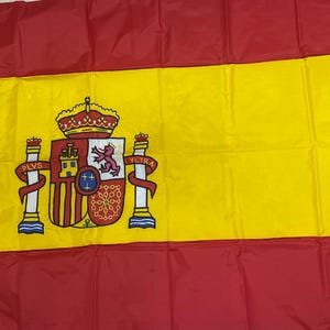 Burgundy Cross Flag: Spanish Spain country Historical Banner, Sewn Nylon 3x5ft image 7