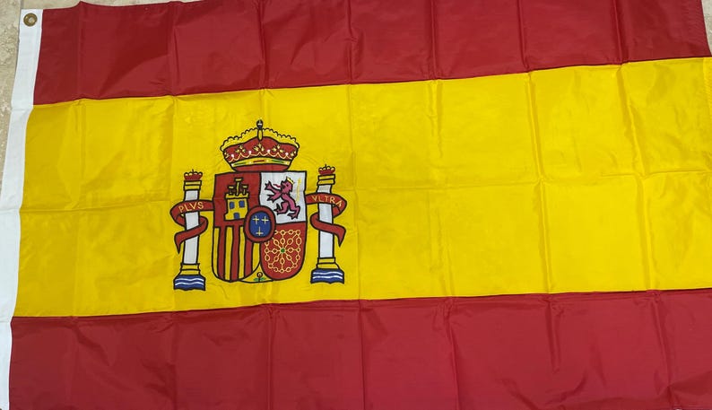 Burgundy Cross Flag: Spanish Spain country Historical Banner, Sewn Nylon 3x5ft image 7