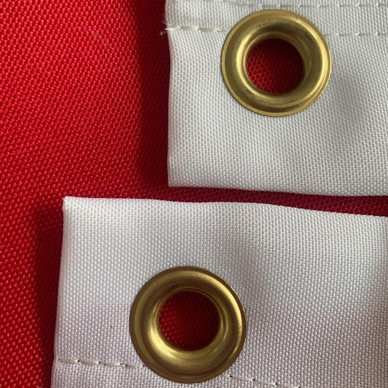 3x5 Embroidered Poland Flag – Eagle Design – Polish Synthetic Cotton – Trade Winds