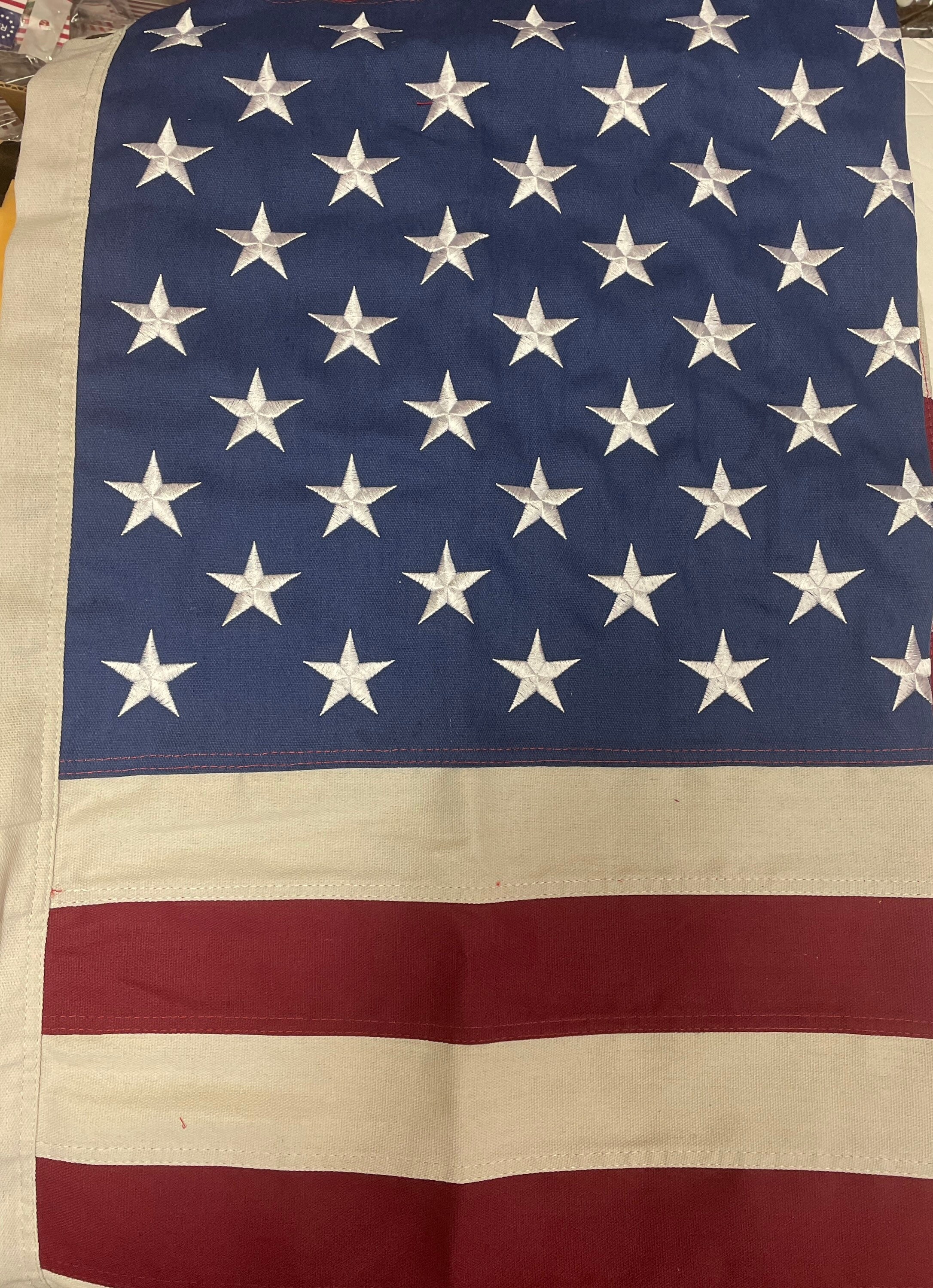 Amerikanische Flagge – 1,2x1,8 M, Aus Strapazierfähigem Nylon, Bestickt, Mit 2 Messingösen