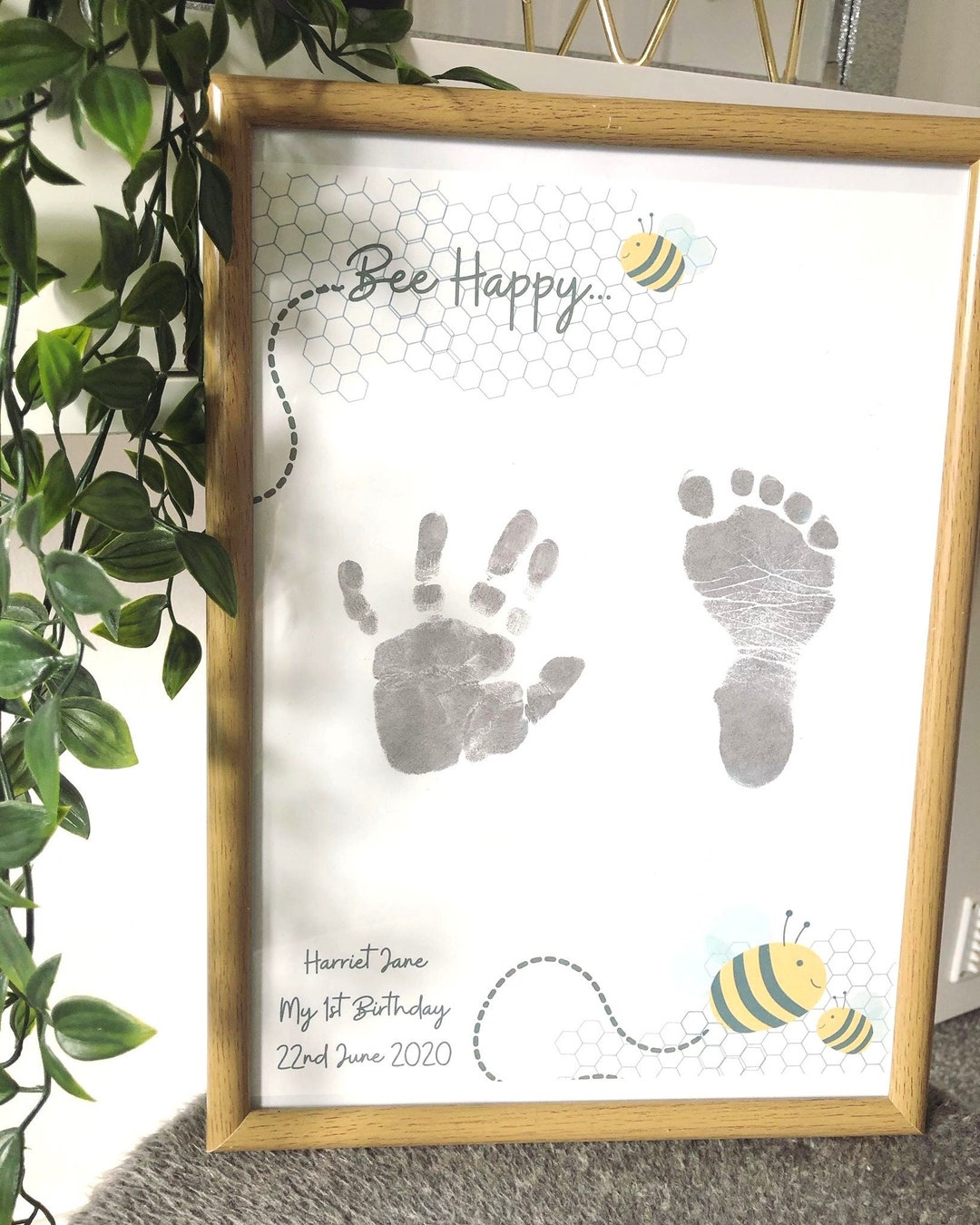 Personalised Inkless Hand and Footprint Kits, No Mess Handprints, Paint