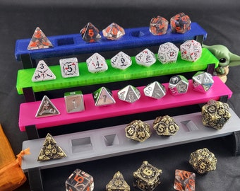 Magic Steps | Dice Set Display Stand ~ Completely Modular ~ Various Colours and Combinations ~ TTRPG Accessory