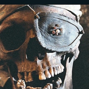 One-Eyed Willy Pirate Patch.(THE GOONIES) Hand-made replica from the frames of the original film.