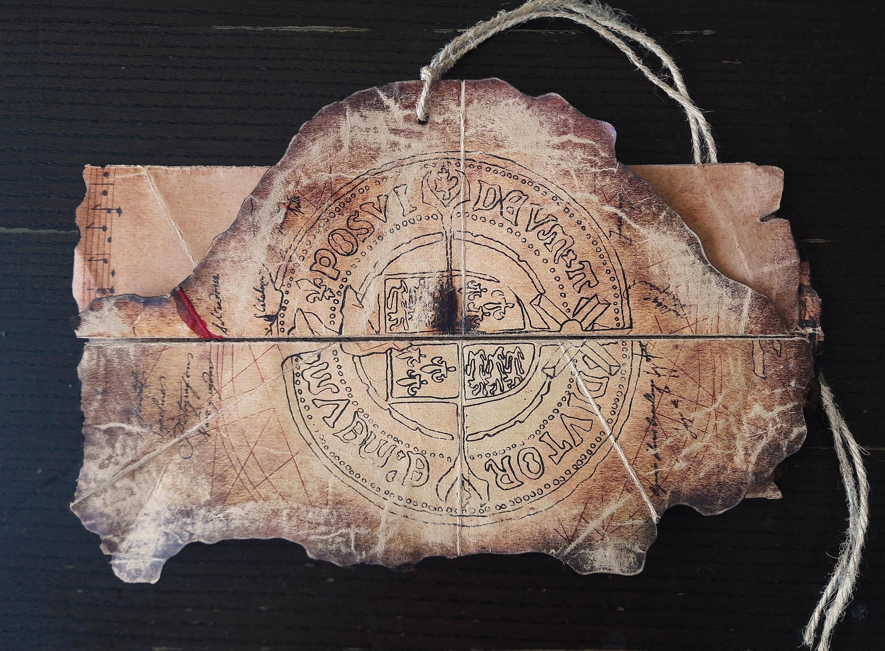 グーニーズ マップレプリカ – 手作りの宝の地図小道具、古びたクラフト