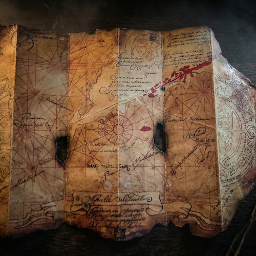 GOONIES 宝の地図 レプリカ グーニーズ MAP Goonies Map Replica – Handmade Treasure Map Prop, Aged Kraft Paper
